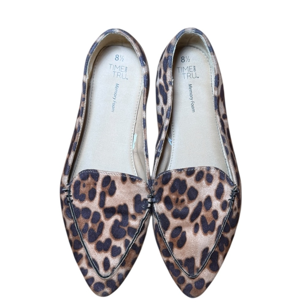 Time and Tru Animal Print Women's Loafers